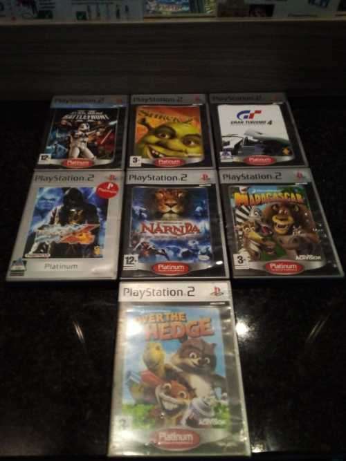VINTAGE 7 x PlayStation 2 PLATINUM Games - AMAZING CONDITION DONT MISS OUT - COMPLETE WITH BOOKLETS