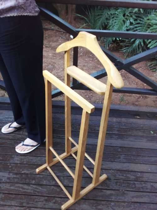 VINTAGE OAK BUTLER STAND - AMAZING CONDITION