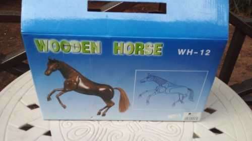 U.S. Art Supply Wooden 12" Horse Artist Drawing Manikin Articulated Mannequin - LIKE NEW