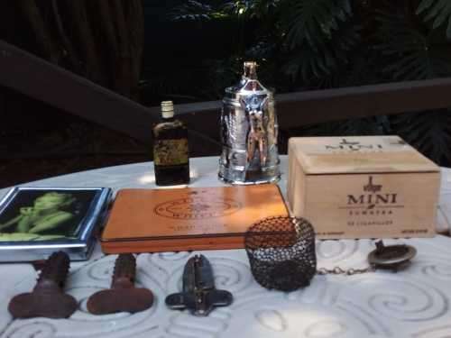 Antique Smoking and Pipe Bundle 2 x Petrol Lighters & 1900's Pipe Reamers