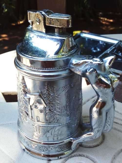 Antique Smoking and Pipe Bundle 2 x Petrol Lighters & 1900's Pipe Reamers