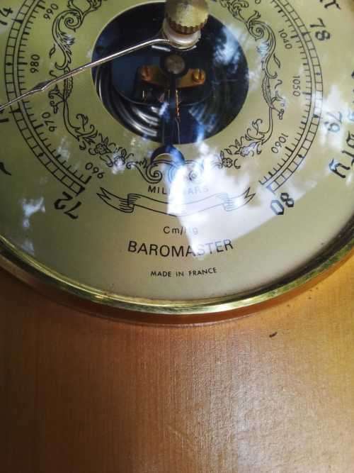 Baromaster And Climathern Made in France 100% WORKING Amazing - Made of Oak wood