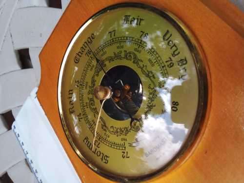 Baromaster And Climathern Made in France 100% WORKING Amazing - Made of Oak wood