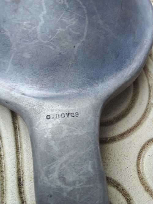 Original Carrol Boyes - Spoon Rest - BEAUTIFUL EARLY DESIGN WITH AN INNER COATING