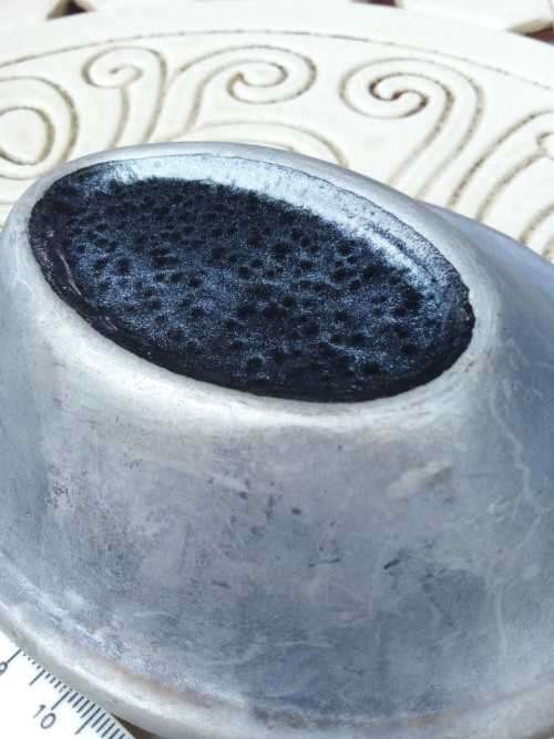 Original Carrol Boyes - Spoon Rest - BEAUTIFUL EARLY DESIGN WITH AN INNER COATING