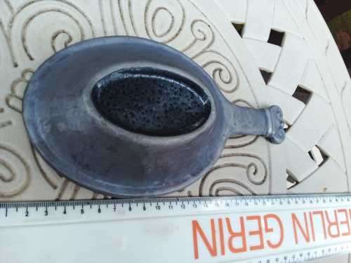 Original Carrol Boyes - Spoon Rest - BEAUTIFUL EARLY DESIGN WITH AN INNER COATING