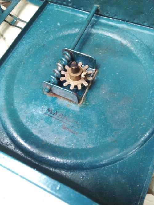 Vintage Germany METAL Train Station and Crane Stand Crane not included - 100% WORKING