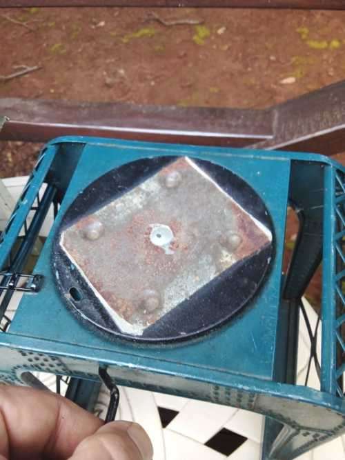 Vintage Germany METAL Train Station and Crane Stand Crane not included - 100% WORKING