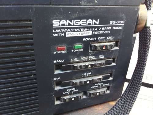 SANGEAN SG-786 RADIO - VINTAGE - NOT TESTED