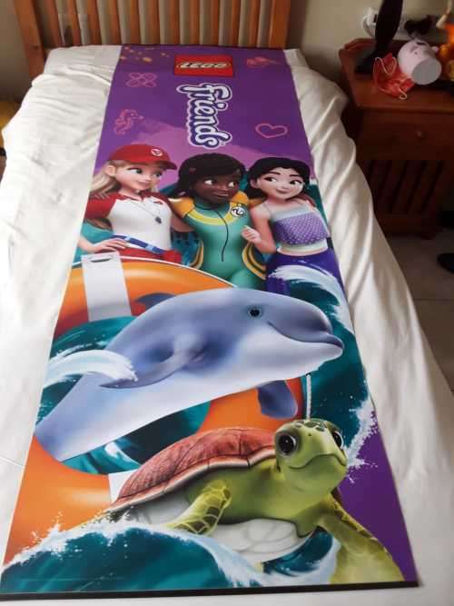 Heavy-duty material made from nylon and original lego banner from 2009 - AMAZING CONDITION LIKE NEW