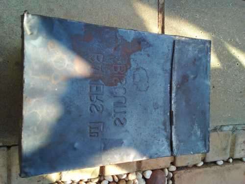 Vintage Large Metal Bakers LTD Biscuits Bin