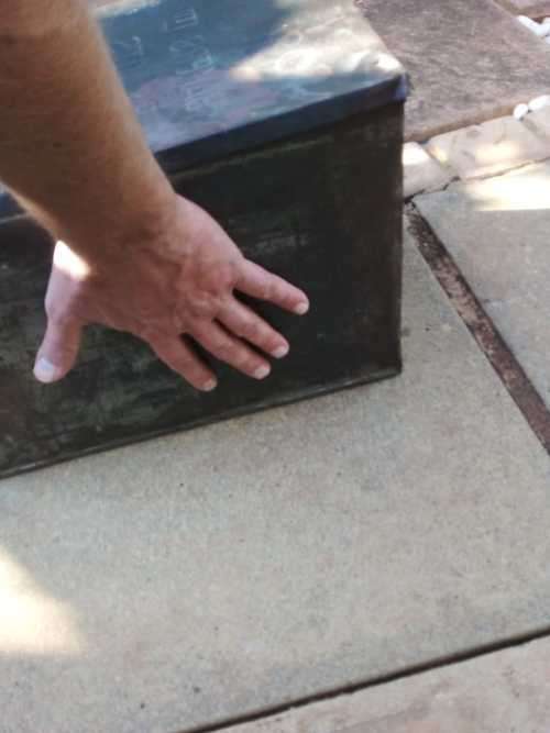 Vintage Large Metal Bakers LTD Biscuits Bin