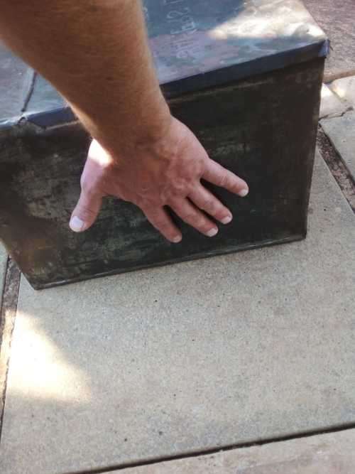 Vintage Large Metal Bakers LTD Biscuits Bin