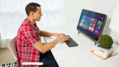 Microsoft Wireless All-In-One Media Keyboard,Black - Wireless Keyboard with Track Pad. USB Wireless