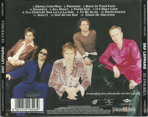 Def Leppard  Euphoria - CD