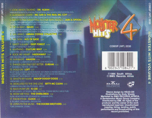 Various  Monster Hits Volume 4 - CD