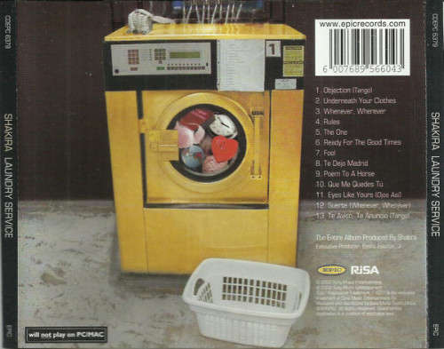 Shakira  Laundry Service - CD