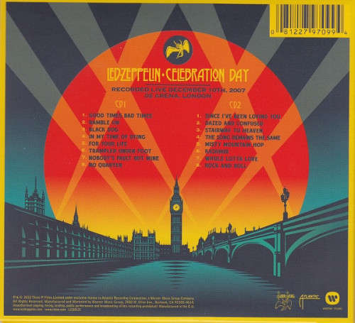 Led Zeppelin  Celebration Day - 2 x CD - IMPORT