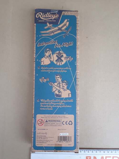 TOY`S FOR LITTLE BOY`S - Ridley`s House Flying Model Plane SkyTouch II  - 40 CM - BRAND NEW