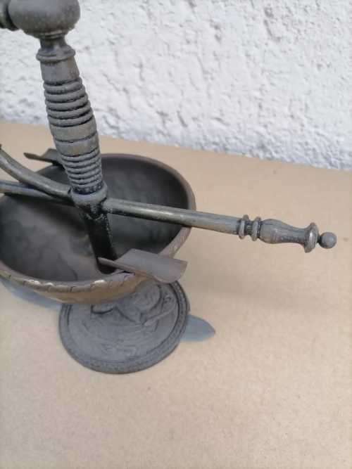 VINTAGE SWORD HILT ASHTRAY, SPELTER, KNIGHTS OF COLUMBUS CEREMONIAL ITEM - MADE FROM PEWTER