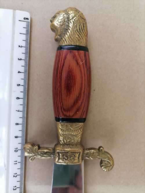 Vintage TRAMONTINA Brasil `INOX-STAINLESS` HUNTING KNIFE 26CM - Fixed Blade + SHEATH