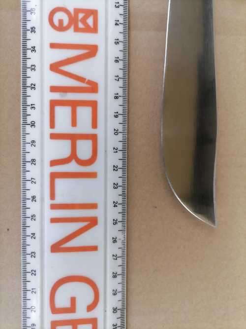 Vintage TRAMONTINA Brasil `INOX-STAINLESS` HUNTING KNIFE 26CM - Fixed Blade + SHEATH