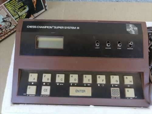 Novag Chess CHAMPION SUPER SYSTEM III - Collector`s Chess Computer - 1979`s Vintage - 100% WORKING