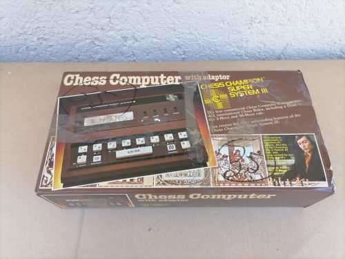 Novag Chess CHAMPION SUPER SYSTEM III - Collector`s Chess Computer - 1979`s Vintage - 100% WORKING