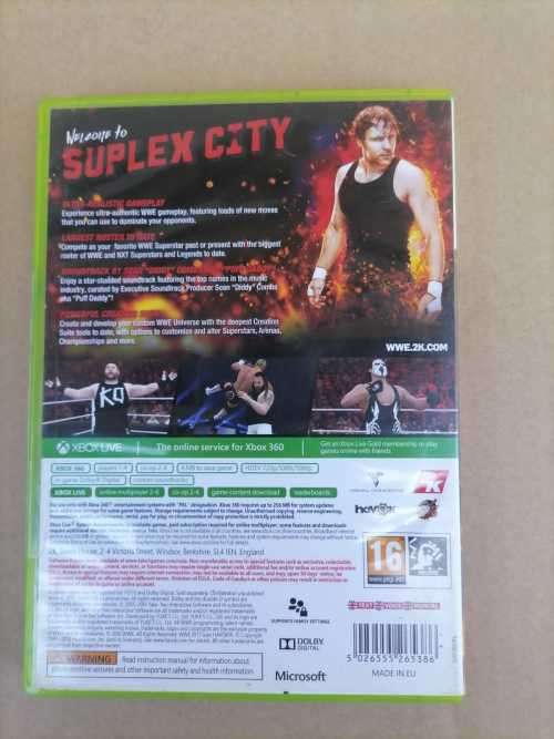 XBOX 360 WWE 2K17 WITH BOOKLET