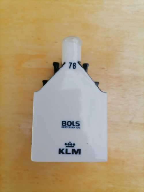 Delft`s made For KLM BY BOLS NO 76 - SEALED WITH LIQUID IN BOTTLE - AMSTERDAM 1575