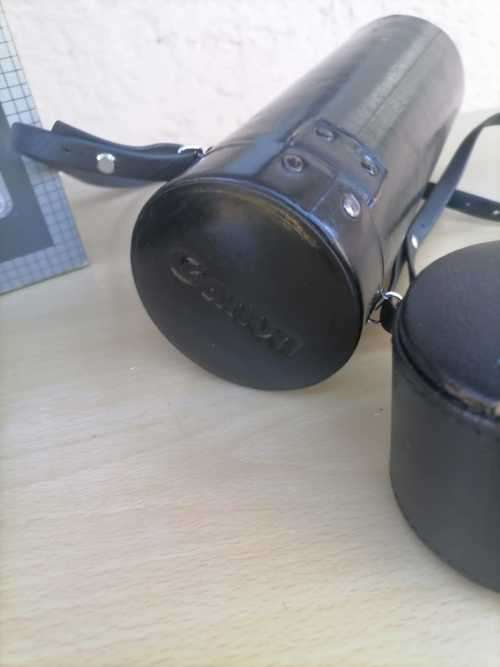 1966 The Canon FT QL is a 35mm single-lens reflex camera, Cannon Lens, Komura Lens, Speed light CASE