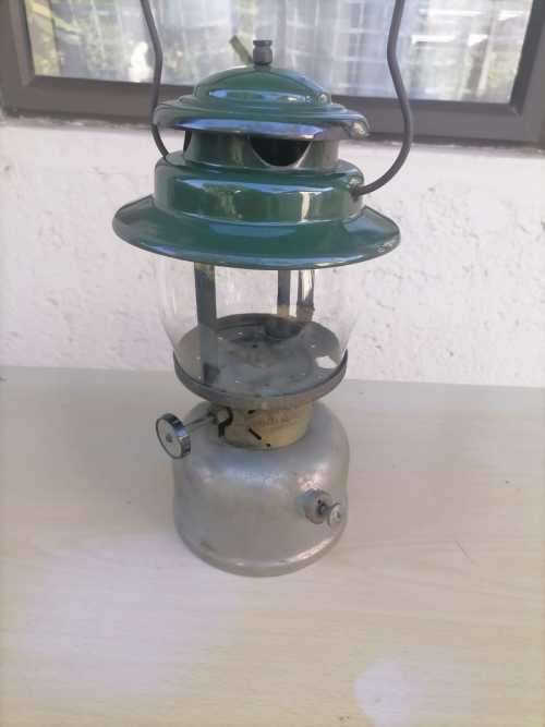VINTAGE Coleman Lamp - Made in Canada - 237 Use Generator No 237-299 - ORIGINAL Coleman Glass