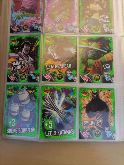 Teenage Mutant Ninja Turtles - PANINI 2013 - BINDER AND 12 CARDS