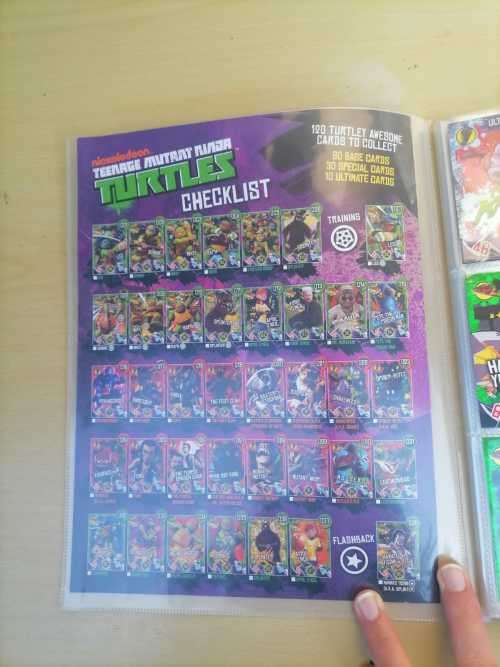 Teenage Mutant Ninja Turtles - PANINI 2013 - BINDER AND 12 CARDS