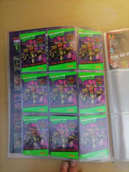 Teenage Mutant Ninja Turtles - PANINI 2013 - BINDER AND 12 CARDS