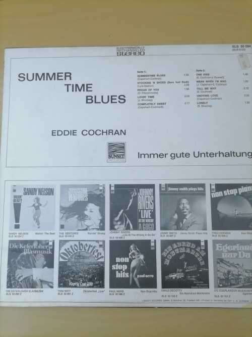 Eddie Cochran Summer Time Blues - (SLS 50094) - IMPORT - LP