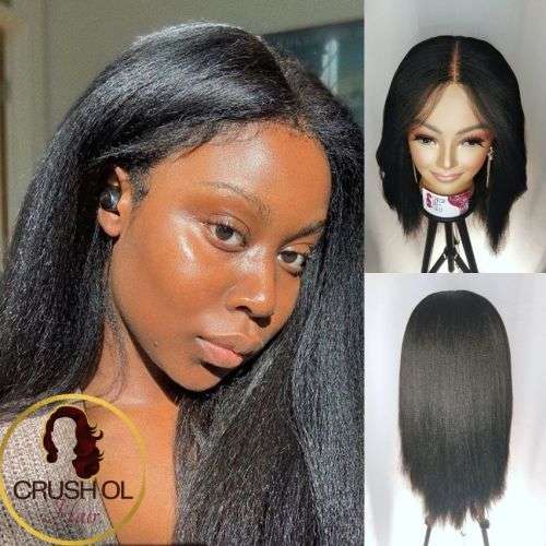 ADIRA YAKI STRAIGHT CROCHET KANEKALON LACE PART WIG COLOUR #1 BLACK