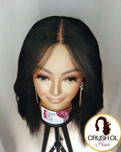 ADIRA YAKI STRAIGHT CROCHET KANEKALON LACE PART WIG COLOUR #1 BLACK