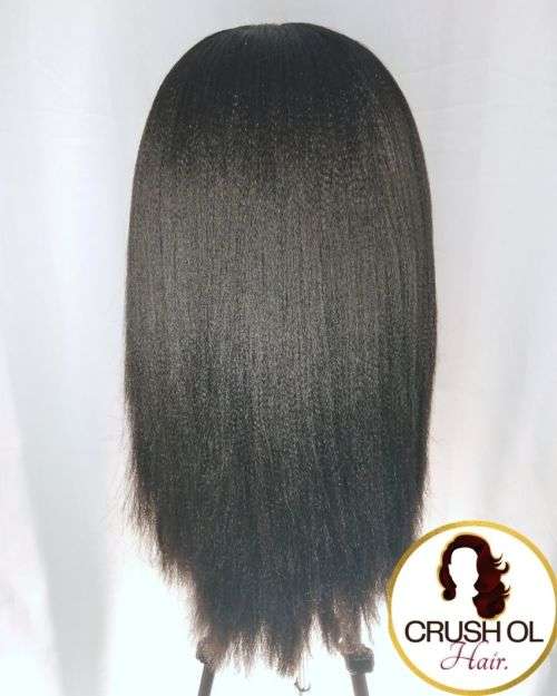 ADIRA YAKI STRAIGHT CROCHET KANEKALON LACE PART WIG COLOUR #1 BLACK