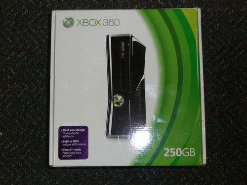Microsoft Xbox 360 Slim (Latest Model)- 250 GB Black Console