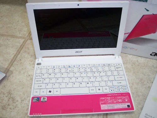 ACER ASPIRE ONE HAPPY10.1 NETBOOK COMPUTER PINK!