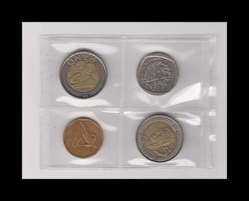 4 COINS SOLD AS A LOT - VF CONDITION
