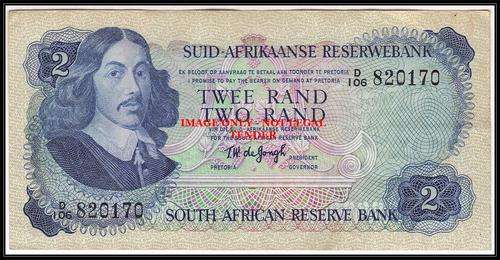 1974 TW DE JONGH D/106 2ND ISSUE AFR/ENG  VF