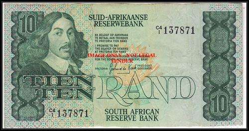 GPC DE KOCK OLD R10 NOTE C4/1  1ST ISSUE  AFR/ENG  VF