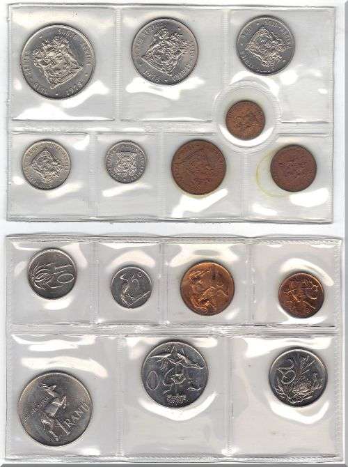 1978 SA MINT PACKED SOUTH AFRICAN COINS
