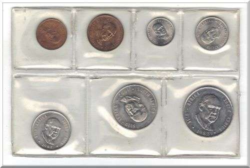 VORSTER 7 PIECE COIN SET,SEALED BY  SA MINT   UNC