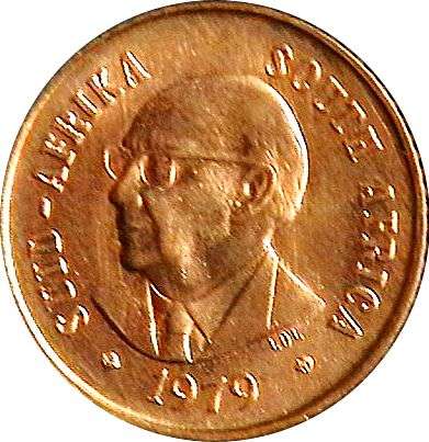 RSA 2ND DECIMAL....1979...ONE CENT COIN-AU-DIEDERICKS