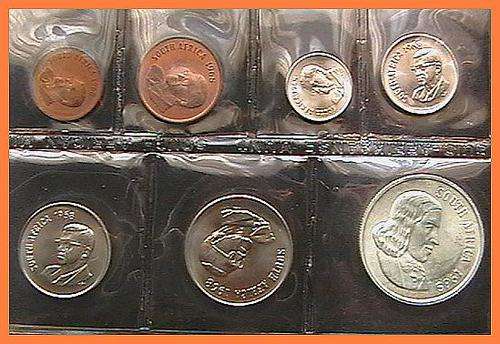 RSA - SA MINT PACK - 7PIECE -SEALED-SILVER RAND