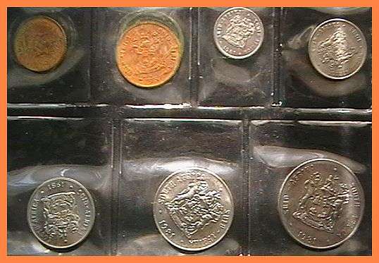 1981 RSA SA MINT 7 PIECE COIN SET - SEALED