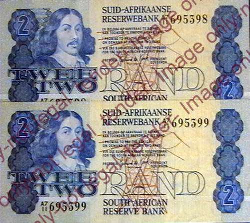 GPC DE KOCK 2XR2 NOTES IN SEQUENCE A7/11- XF-2ND ISSUE